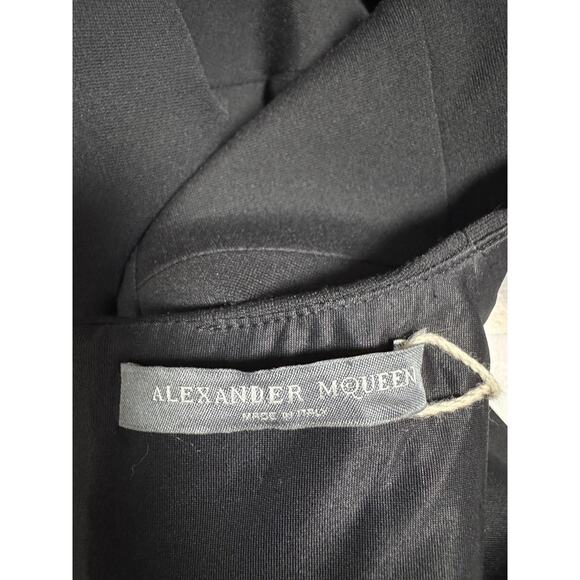 Alexander McQueen Blouse Womens IT 42 Black Crystal Bow Made Italy 364656QDL18 - Picture 16 of 16